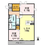 プレミールⅡの間取り画像
