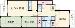 パルピアマンションの間取り画像