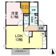 クレシエンド A棟の間取り画像