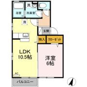 ユイール A棟の間取り画像