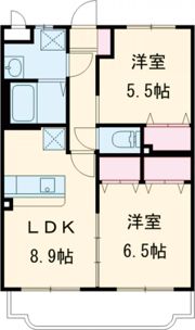 ユーミーMitsukiの間取り画像