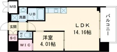プレジオ永和ASIANの間取り画像
