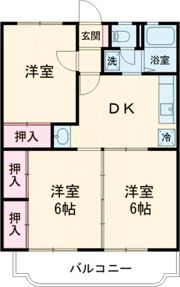 メゾン坪井の間取り画像