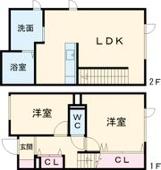 Viento末広の間取り画像