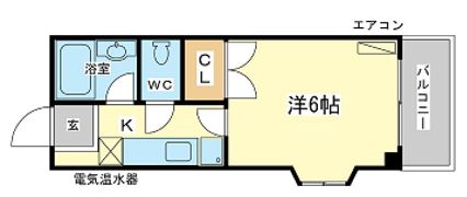 アイランド東今宿の間取り画像