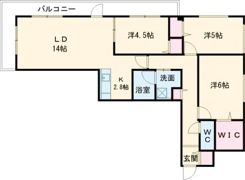 アルファグラン末広の間取り画像