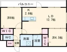 アルファグラン末広の間取り画像