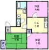 コーポアコギ Aの間取り画像