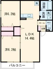 パルク西山台の間取り画像