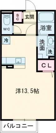 ジュシサンハウス巨勢の間取り画像