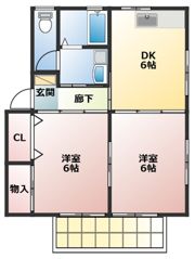 ラ・メールKogaの間取り画像