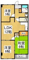 メゾンドアムールの間取り画像