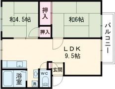 サンシティ蓮池B棟の間取り画像