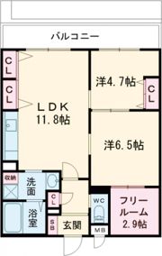 インサイトルポ山科新十条の間取り画像