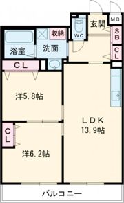 インサイトルポ山科新十条の間取り画像