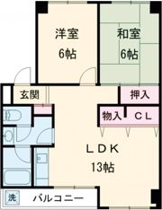 シャンボール鶴見の間取り画像