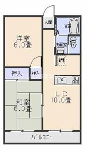 グリーンコーポ原の間取り画像