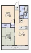 グリーンコーポ原の間取り画像