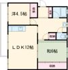 BLUE SKY ONE明野1号館の間取り画像