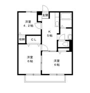 サンハイツ Kの間取り画像