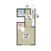 コーポ中本の間取り画像