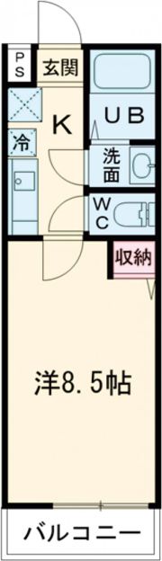 フラッティ谷口園町の間取り画像
