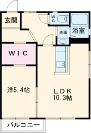 フローラル古城 B棟の間取り画像