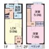 BrancheハピネスⅡの間取り画像