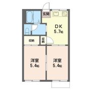 ハイツ四方坂の間取り画像