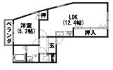 ハイツ糀屋Ⅱの間取り画像