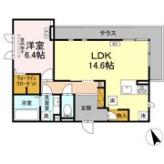 D's LIEN (ディ-ズリアン) Eの間取り画像