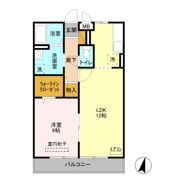 サンライズ蒲生の間取り画像