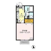 エクセレントタウン･村井 Aの間取り画像