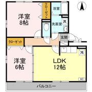 コートドール海老ノ丸 B棟の間取り画像