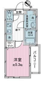 クレスト西川越の間取り画像