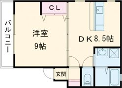 コージーコーナー223の間取り画像