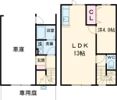 (仮)ガレージロタス国安の間取り画像