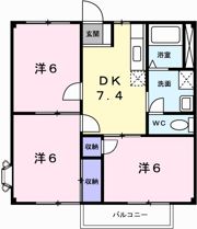 アメニティーハイムの間取り画像