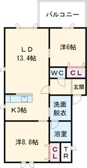 ステラガーデンⅠの間取り画像