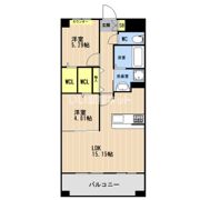 LIBTH上牟田WESTの間取り画像