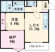 ボヌール緑地公園の間取り画像