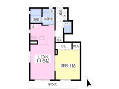 アビイ・ロードBの間取り画像