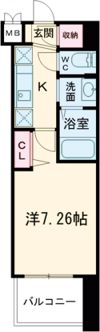 Luxe門真の間取り画像