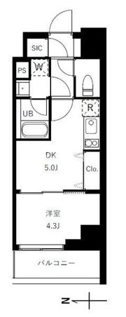 グランジット蔵前の間取り画像