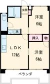 新貝ロイヤルハイツの間取り画像