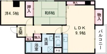 ルークレジデンス姫路Ⅰの間取り画像