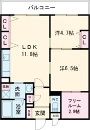 インサイトルポ山科新十条の間取り画像