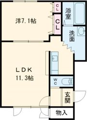 リュバーブ神居の間取り画像
