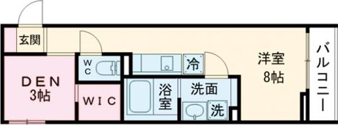 S-MOVE緑橋Ⅱの間取り画像