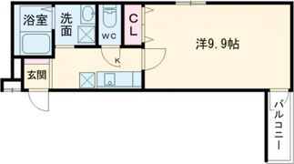 フジパレス堺鳳駅北Ⅰ番館の間取り画像